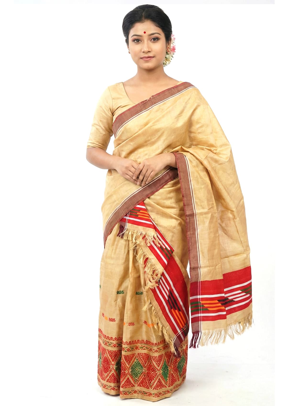 Handwoven Tussar Silk Riha