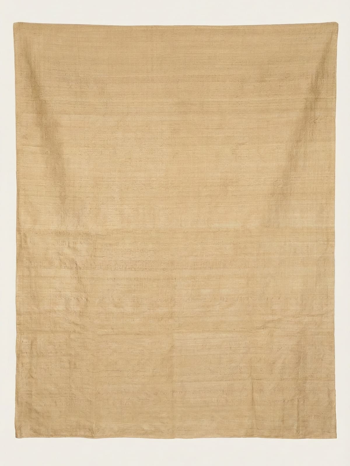 Handwoven Golden(Muga) & Tussar Silk Mekhela - Natural Golden Finish